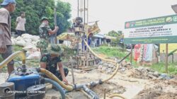 Atasi Krisis Air Bersih di Bengkalis, Satgas TMMD Berjibaku Bikin Sumur Bor