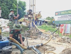 Atasi Krisis Air Bersih di Bengkalis, Satgas TMMD Berjibaku Bikin Sumur Bor