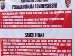 Plang dan Spanduk Imbauan Terpajang, di SPBU 14.283.628 “Sebatas Pajangan” diduga Masih Melayani Pelangsir BBM Bersubsidi Tanpa Hiraukan Imbauan Dari Kepolisian