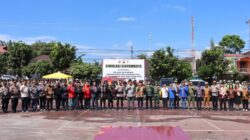 Tingkatkan Kesigapan Personil, Polres Dairi Gelar Simulasi Pengamanan Kota Skala Besar