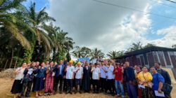 Peletakan Batu Pertama Pembangunan Gereja HKBP Pinang Merah DiHadiri Bupati Merangin