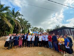 Peletakan Batu Pertama Pembangunan Gereja HKBP Pinang Merah DiHadiri Bupati Merangin