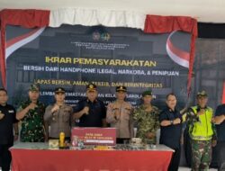 Lapas Kelas IIB Sarolangun Gelar Ikrar Zero HALINAR dan Razia Gabungan, Wujudkan Lapas Aman, Bersih dan Berintegritas