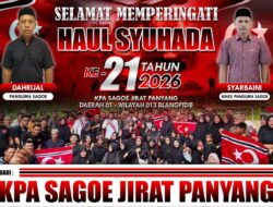 KPA Sago Jirat Panyang Peringati Haul Syuhada ke – 21
