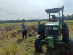 Polsek Kandis Genjot Ketahanan Pangan, 15 Hektar Lahan Jagung Siap Digarap