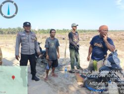 Polsek Siak Hulu Gesit Cek Progres Proyek Swasembada Pangan, Lahan 10 Hektar KOPPSA-M Rampung Ditanami