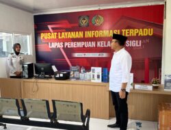 Hari Kedua Idul Adha, Kakanwil Ditjenpas Aceh Sidak Lapas dan Rutan di Sigli