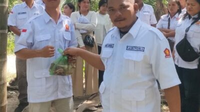 Gelar Kurban Idul Adha, Wujud Kepedulian Ketua PAC Gerindra Kecamatan Kandis Kepada Kader Gerindra dan Masyarakat