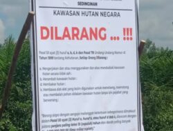 Konflik Agraria Kawasan Hutan Batu Teritib Sungai Sembilan Dishut LHK Provinsi Riau Dan Pengacara Mangaratua Tampubolon Tancapkan Plang