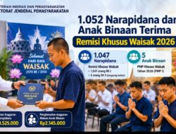 Sebanyak 1.052 Narapidana dan Anak Binaan Terima RK dan PMP Khusus Waisak Tahun 2026