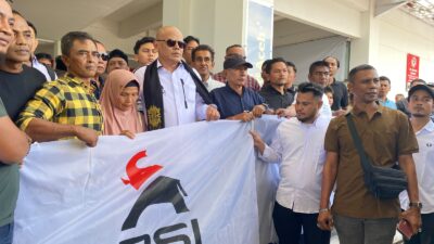 Ratusan Warga hingga Eks Kombatan GAM Jemput Ketua PSI Aceh T Rival Amiruddin, Konvoi Keliling Banda Aceh