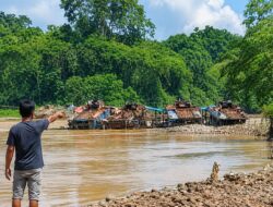 Tujuh Dompeng PETI Beroperasi di Desa Mudo, Salah Satunya Diduga Milik Maris