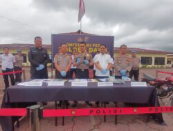 Polres Dairi Bongkar Rekayasa Begal Rp297 Juta, Uang Perusahaan Diduga Habis untuk Judi Online
