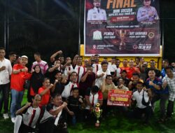 Pemkab Aceh Timur Juarai Mini Soccer HUT Bhayangkara Ke-80 Piala Kapolres Aceh Timur Cup I