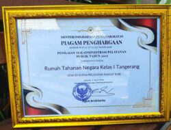 Rutan Kelas I Tangerang Raih Penghargaan Penilaian Maladministrasi Pelayanan Publik Tahun 2025 dengan Predikat Kualitas Pelayanan Sangat Baik