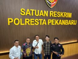 Tempuh Jalur Hukum Terkait Warta ‘Dipabali’, St. Viktor James Napitupulu Berikan Keterangan di Polresta Pekanbaru