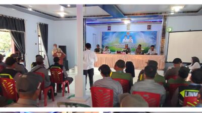 Tingkatkan Profesionalisme Linmas, Kecamatan Pamenang Barat Gelar Peningkatan Kapasitas Satlinmas Desa