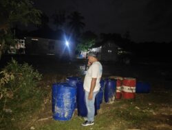 Kembali Bertindak, Satreskrim Polres Nagan Raya Temukan 2.000 Liter Diduga BBM Bio Solar Bersubsidi tak bertuan