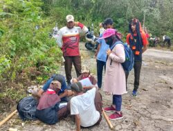 Penjelajahan lintas alam Peserta Jambore kontingen Papua Barat daya berlangsung Aman dan penuh Makna