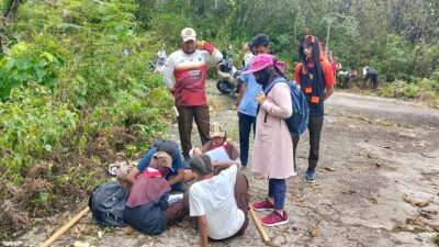 Penjelajahan lintas alam Peserta Jambore kontingen Papua Barat daya berlangsung Aman dan penuh Makna