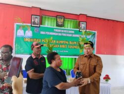 Pemkot Sorong Sosialisasikan Proklim dan Bagikan Bibit Tanaman untuk perkuat Ketahanan Lingkungan 