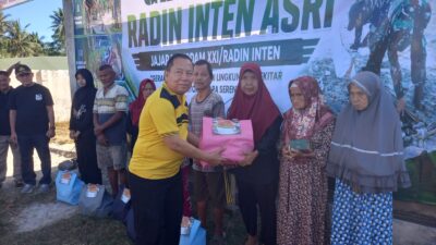 Polres Pesisir Barat Dukung Gerakan Raden Intan Asri, Wujudkan Lingkungan Bersih Dan Sehat