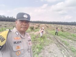 Polsek Kandis Pastikan Perawatan Jagung Berjalan Optimal, Dukung Program Swasembada Pangan Nasional