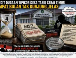 Empat Bulan Berlalu, Audit Dugaan Tipikor ,Desa Tasik Serai Timur Belum Jelas, Publik Minta Ombudsman RI Turun Mengawasi