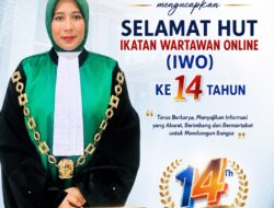 Hut Ke ‑14 IWO ACEH TIMUR: Ketua Makamah Syar’iyah Idi Harapkan Pres Jadi Mitra Penguatan Sumber Daya Dan Informasi Publik