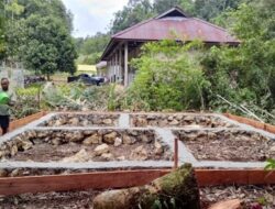Semangat TMMD Kodim 1807/Sorsel Ke-129 Terus Berkobar, Pembangunan Rumah Layak Huni di Kampung Sesor Capai Progres 10 Persen