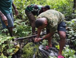 TMMD Ke-129 Kodim 1807/Sorong Selatan Terus Berjalan, Revitalisasi Pipanisasi Air Bersih di Kampung Sesor Capai Progres 30 Persen