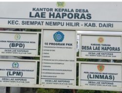 Warga Minta Inspektorat dan APH Telusuri Pengelolaan Dana Ketahanan Pangan Desa Lae Haporas