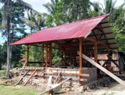 Progres TMMD Ke-129 Terus Melaju, Pembangunan Rumah Type 36 di Kampung Sesor Capai 30 Persen