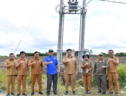 Wujud Sinergitas, Pompa Air dan Jaringan Listrik Dibangun di Kawasan Pertanian Terpadu, Bupati Samosir Tinjau Progres Pembangunan