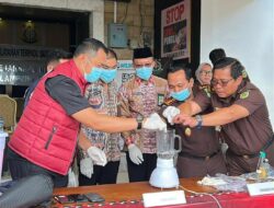 Kejari Lampung Barat Musnahkan Barang Bukti 31 Perkara Inkracht, Kasus Narkotika Masih Mendominasi