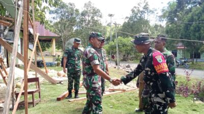 Tim Wasev TMMD Ke-129 Tinjau Langsung Kampung Sesor, Pastikan Program TMMD Kodim 1807/Sorong Selatan Berjalan Optimal