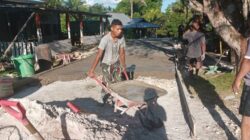 Pengecoran Jalan TMMD Ke-129 Kodim 1807/Sorong Selatan Rampung 100 Persen, Wujud Nyata Pengabdian TNI untuk Kesejahteraan Masyarakat