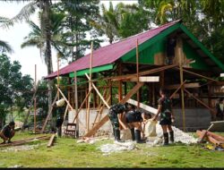 Pembangunan Rumah Semi Permanen TMMD Ke-129 Capai 58 Persen, Wujud Nyata Pengabdian TNI untuk Kesejahteraan Rakyat