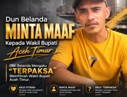Makanya Jangan Sebar Fitnah Kader Gerindra Belum Habis Masa Waktu 2* 24 Dun Belanda Minta Maaf kepada Wakil Bupati Aceh Timur, Akui Sebarkan Fitnah