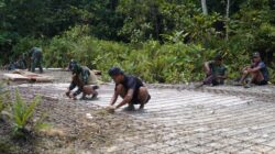 Rehab Jembatan TMMD Ke-129 Capai 55 Persen, Satgas TMMD Percepat Konektivitas dan Akses Masyarakat Kampung Sesor