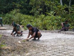 Rehab Jembatan TMMD Ke-129 Capai 55 Persen, Satgas TMMD Percepat Konektivitas dan Akses Masyarakat Kampung Sesor