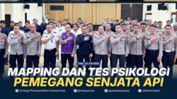 Lapas Lhokseumawe Ikuti Mapping dan Tes Psikologi Pemegang Senjata Api Bersama Polres Lhokseumawe