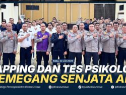 Lapas Lhokseumawe Ikuti Mapping dan Tes Psikologi Pemegang Senjata Api Bersama Polres Lhokseumawe