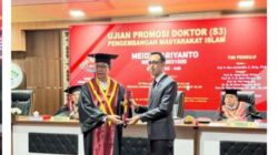 Mengabdi pada Hukum dan Masyarakat : Kasat Reskrim Polres Pesibar Iptu Meidy Hariyanto Sandang Gelar Doktor