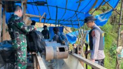 Tim Gabungan Forkopimda Tertibkan PETI di Pegagan Hilir, 47 Camp dan Peralatan Tambang Ilegal Dimusnahkan
