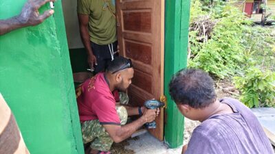 Rehab MCK Hampir Rampung, Satgas TMMD Ke-129 Kodim 1807/Sorong Selatan Tingkatkan Kualitas Sanitasi Warga Kampung Sesor