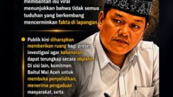 Ketua Baitul Mal Angkat Bicara Terkait Pemberitaan yang Menyeret Nama Baitul Mal Aceh Dan ITU Fitnah