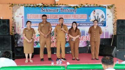 Wartawan Jalin Silaturahmi Bersama Dinas Kominfo Samosir