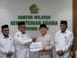 Baitul Mal Aceh Jemput Zakat di Kanwil Kemenag Aceh