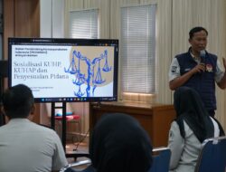Sosialisasi KUHP, KUHAP, dan Penyesuaian Pidana kepada Petugas Rutan Kelas I Tangerang oleh Bapas Kelas IIB Ciangir